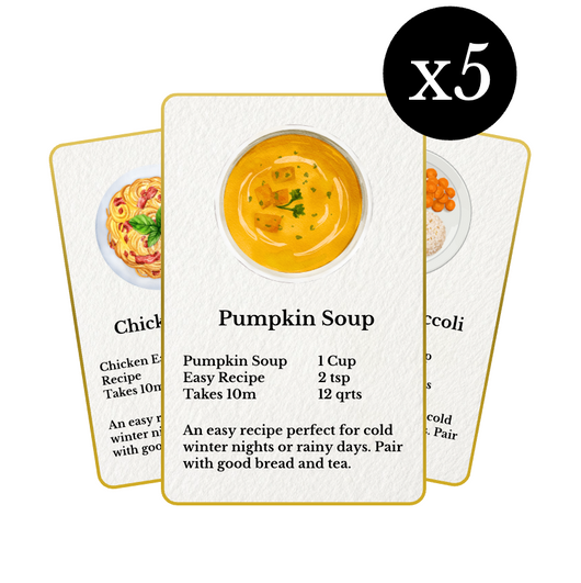 Meal Prep Recipe Cards
